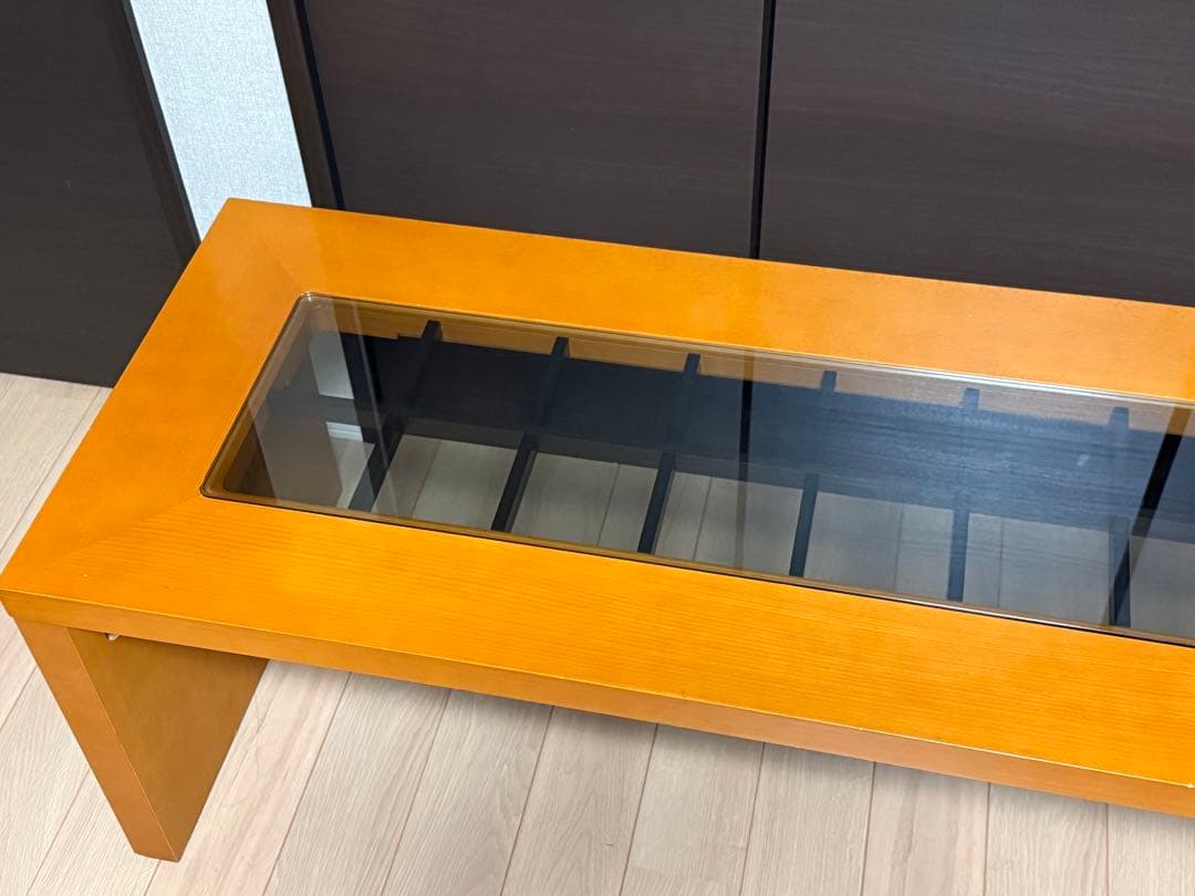 『FUJIFURNTURE』富士ファニチア ガラステーブル