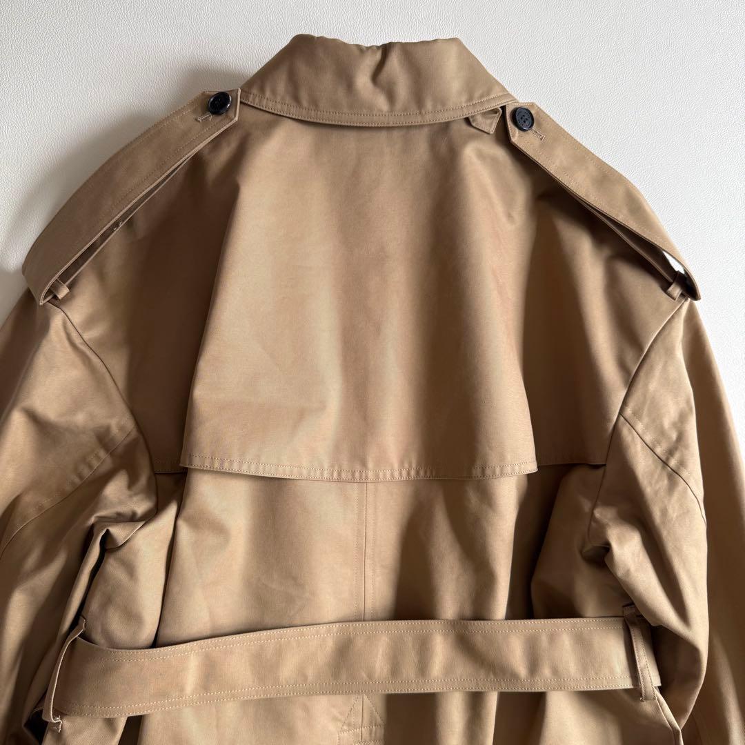 新品　ハイク　トレンチコート　ビッグフィット　ベージュ　2