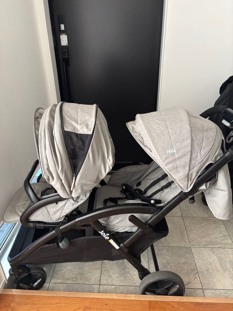 Joie ダブルベビーカー グレー　katoji Evalite Duo