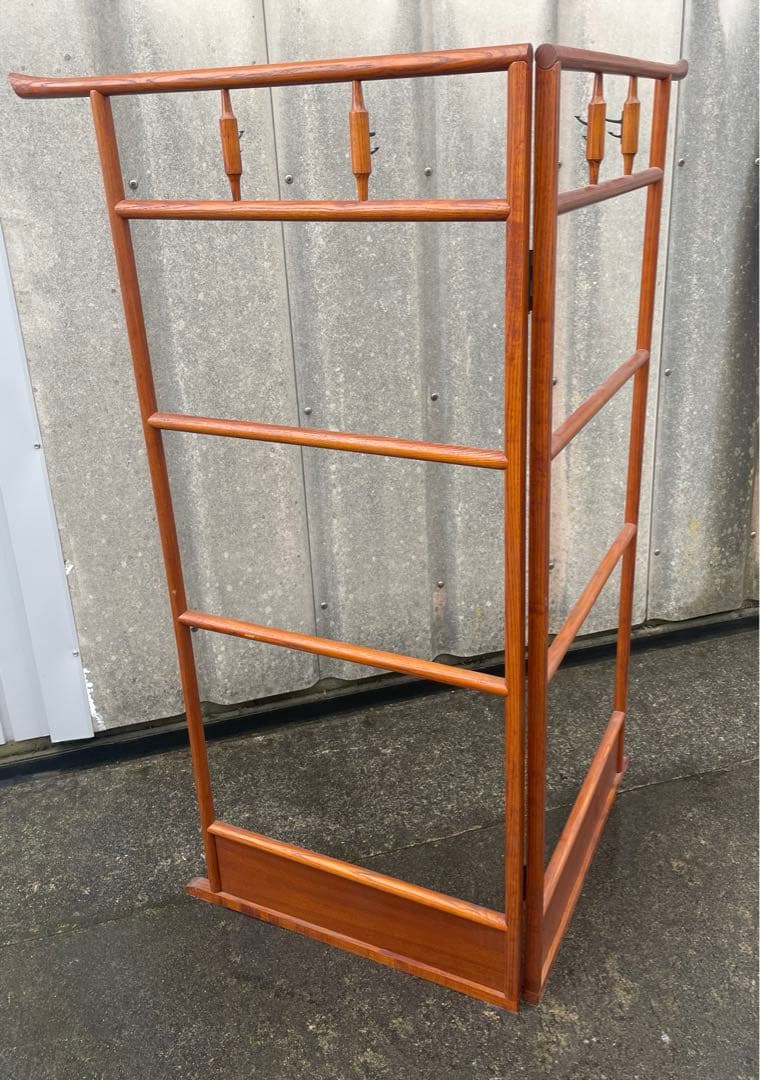 稀少/古道具/当時物/無垢材/木製/衣紋掛け/衣桁/着物掛け/21