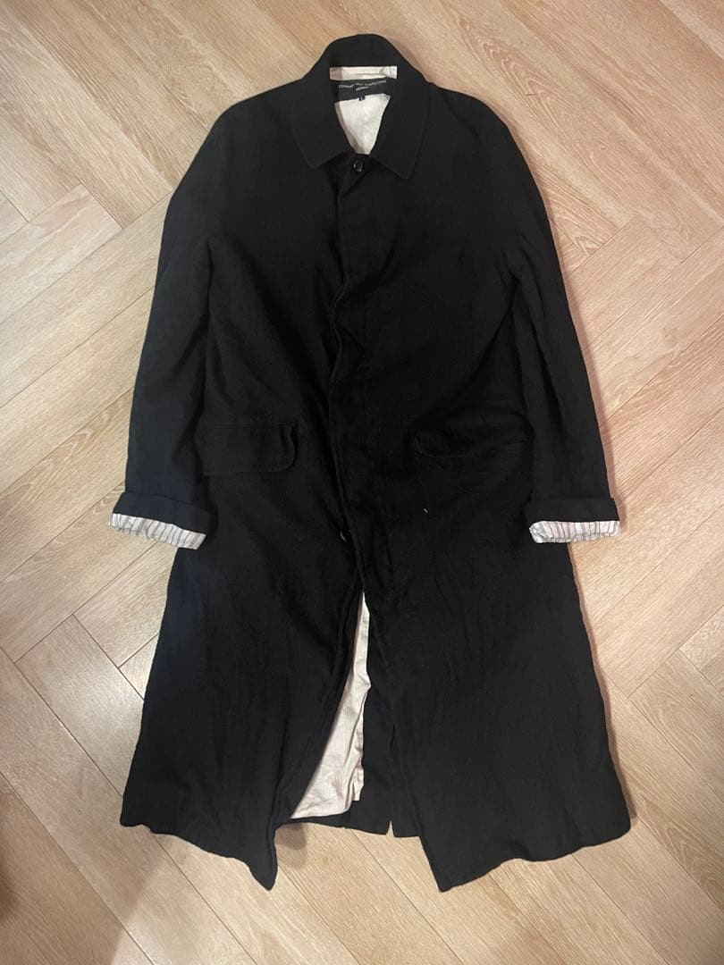 美品COMME des GARCONS HOMME 縮絨　バルマカーンコート