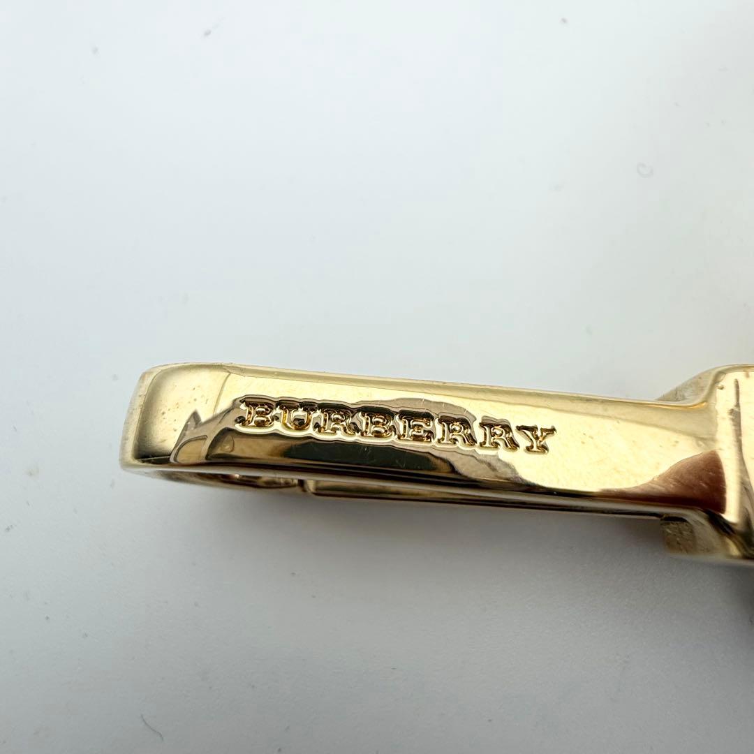 超希少/美品✨バーバリー レインボー ダック チャーム ノバチェック ゴールド