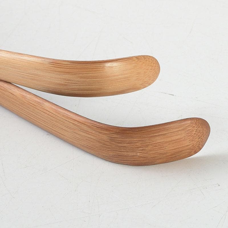 もっくん　利休茶杓　一双　銘『泪写』　小堀卓巌書付　共筒共箱　Z　9748