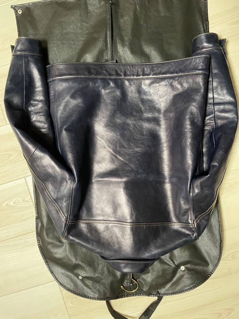 Y'2 LEATHER IB-140 インディゴホースGジャン