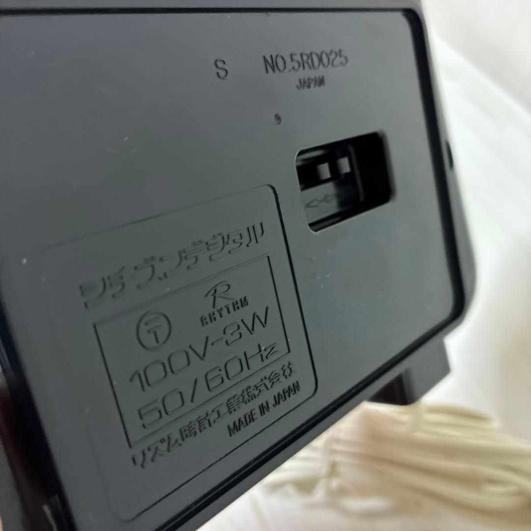 昭和レトロ　デジタル時計　パタパタ時計　目覚まし時計　新品　シチズン