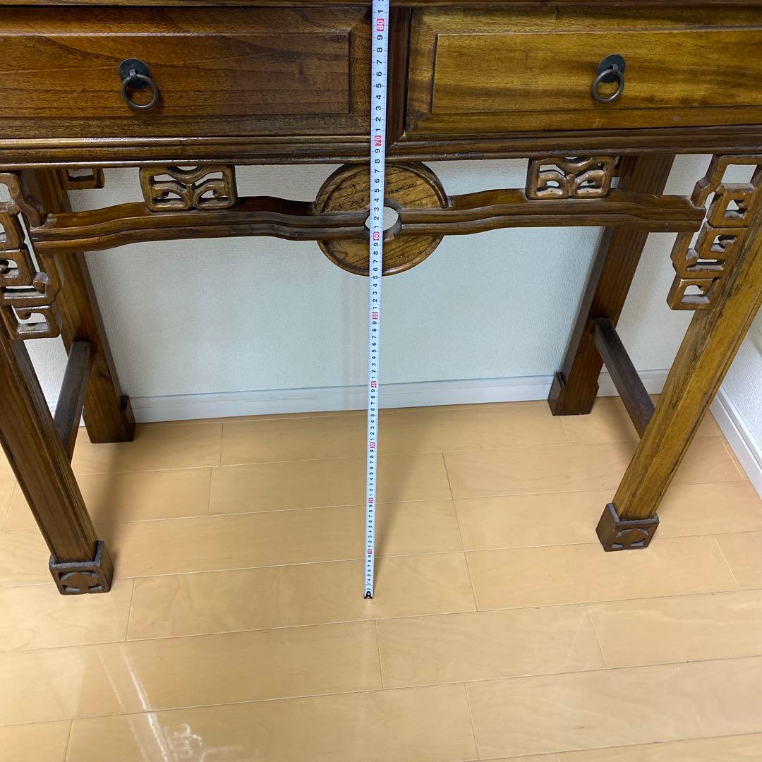 アンティーク家具　コンソール　机　使いやすい　w133 H85 D35