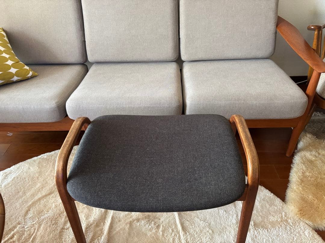 北欧ヴィンテージ　SWEDESE 名作チェア オットマンACTUS