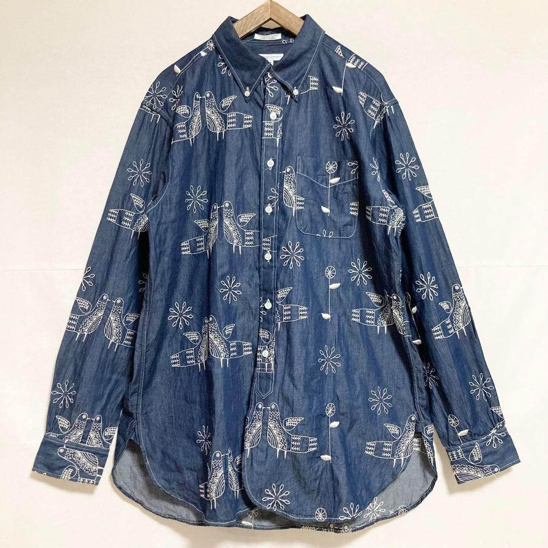 Mサイズ！ENGINEERED GARMENTS バード刺繍デニムシャツ