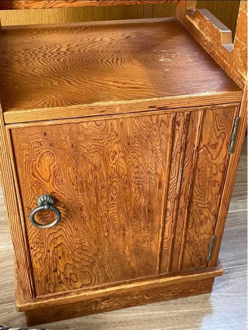 屋久杉　天然　和風　家具　電話台