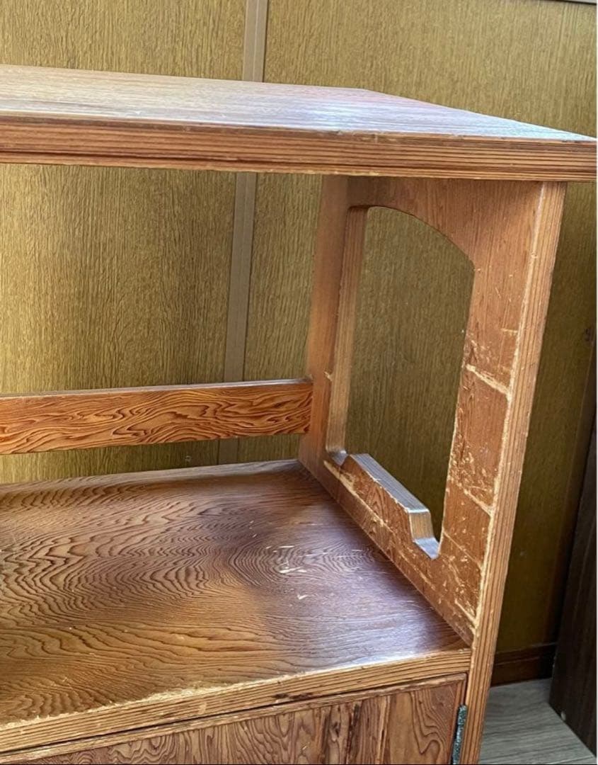 屋久杉　天然　和風　家具　電話台