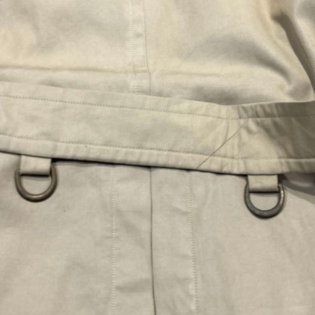 【レディースL】バーバリー　トレンチコート　ベルト　ノバチェック　ベージュ