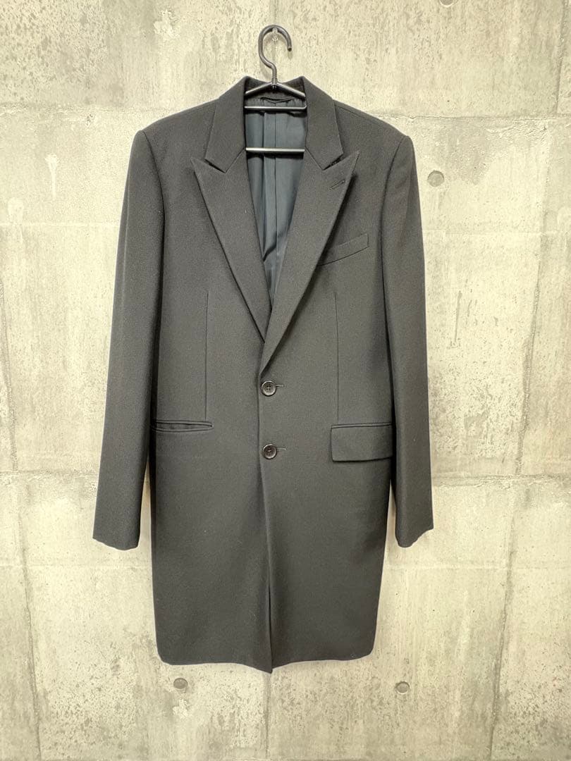 BALENCIAGA 黒 チェスターコート