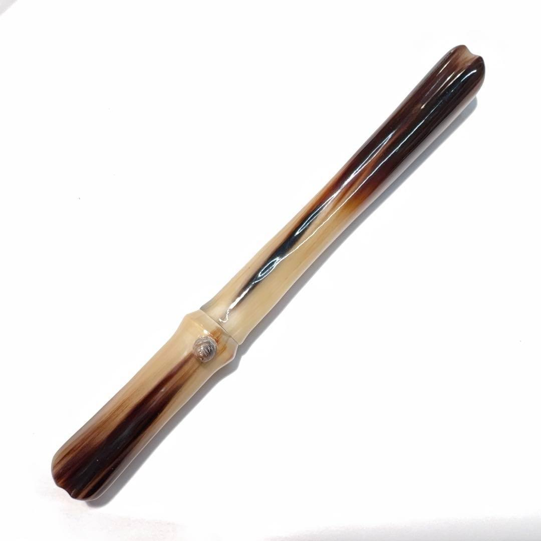 【稀少】OPUS88 刀型 水牛角軸 超大型 万年筆 Jowoペン先 細字 新品