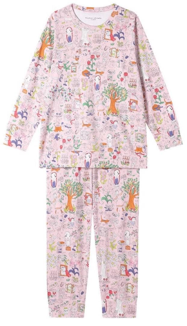 ツモリチサトスリープ　2025新作パジャマ　ワンダーフォレスト(ピンク/4L)