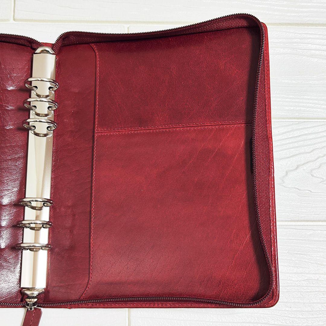 ファイロファックス fILOFAX ロックウッド ジップ A5 ガーネット