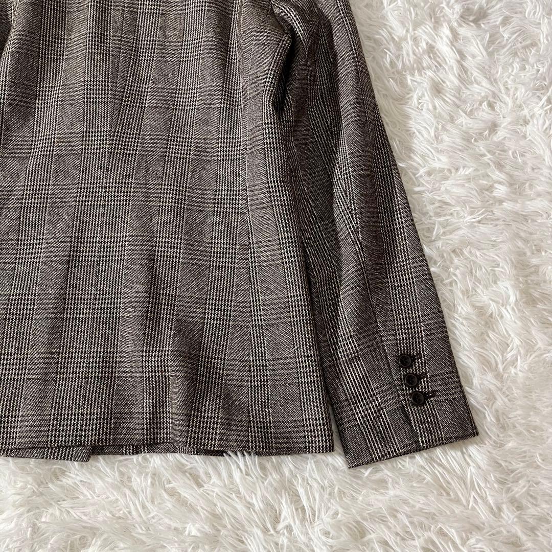 極美品 レリアン 現行タグ セットアップ ダブルブレスト グレンチェック