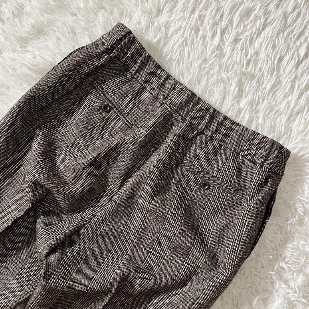 極美品 レリアン 現行タグ セットアップ ダブルブレスト グレンチェック