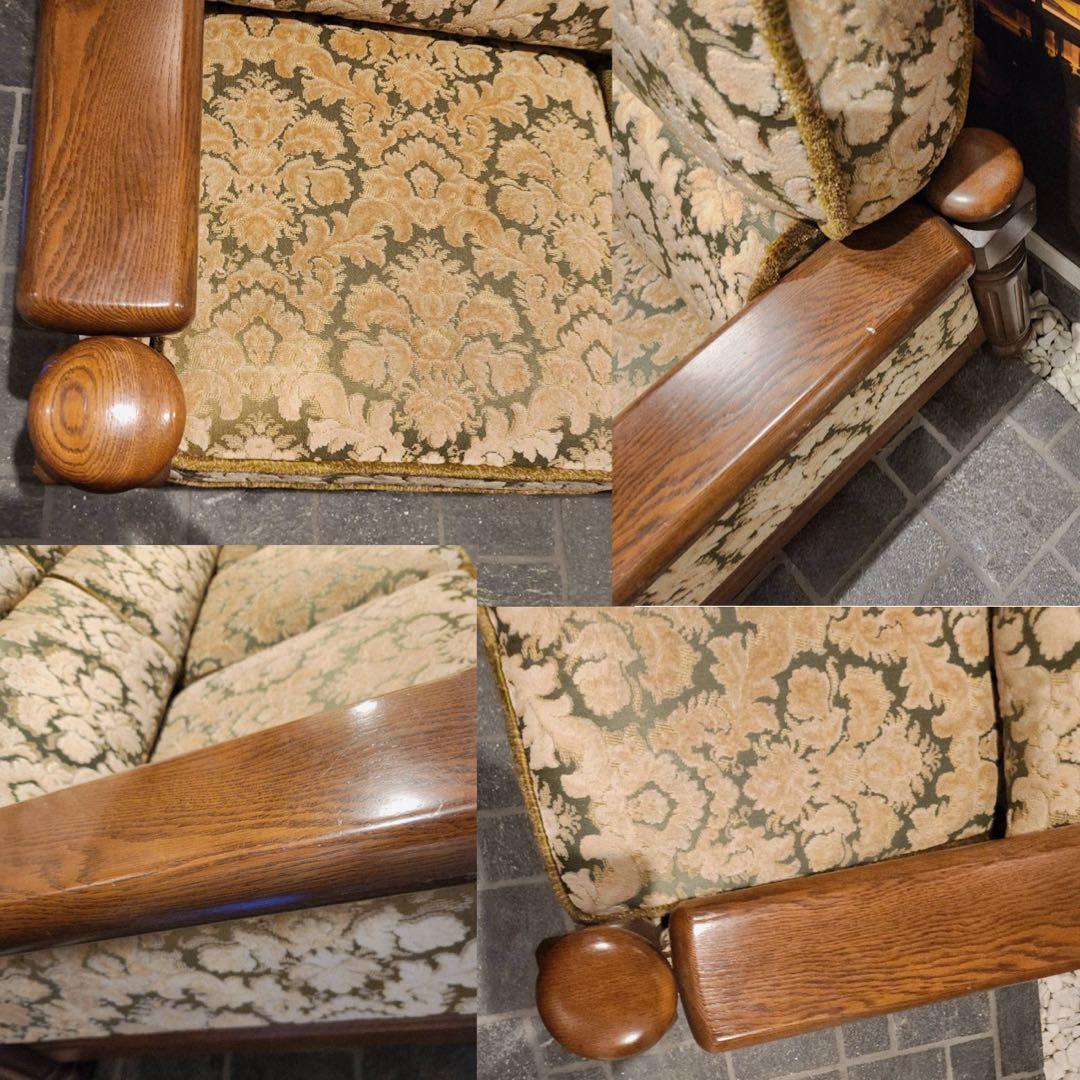 karimoku オールドカリモク コロニアル金華山3人掛けソファ