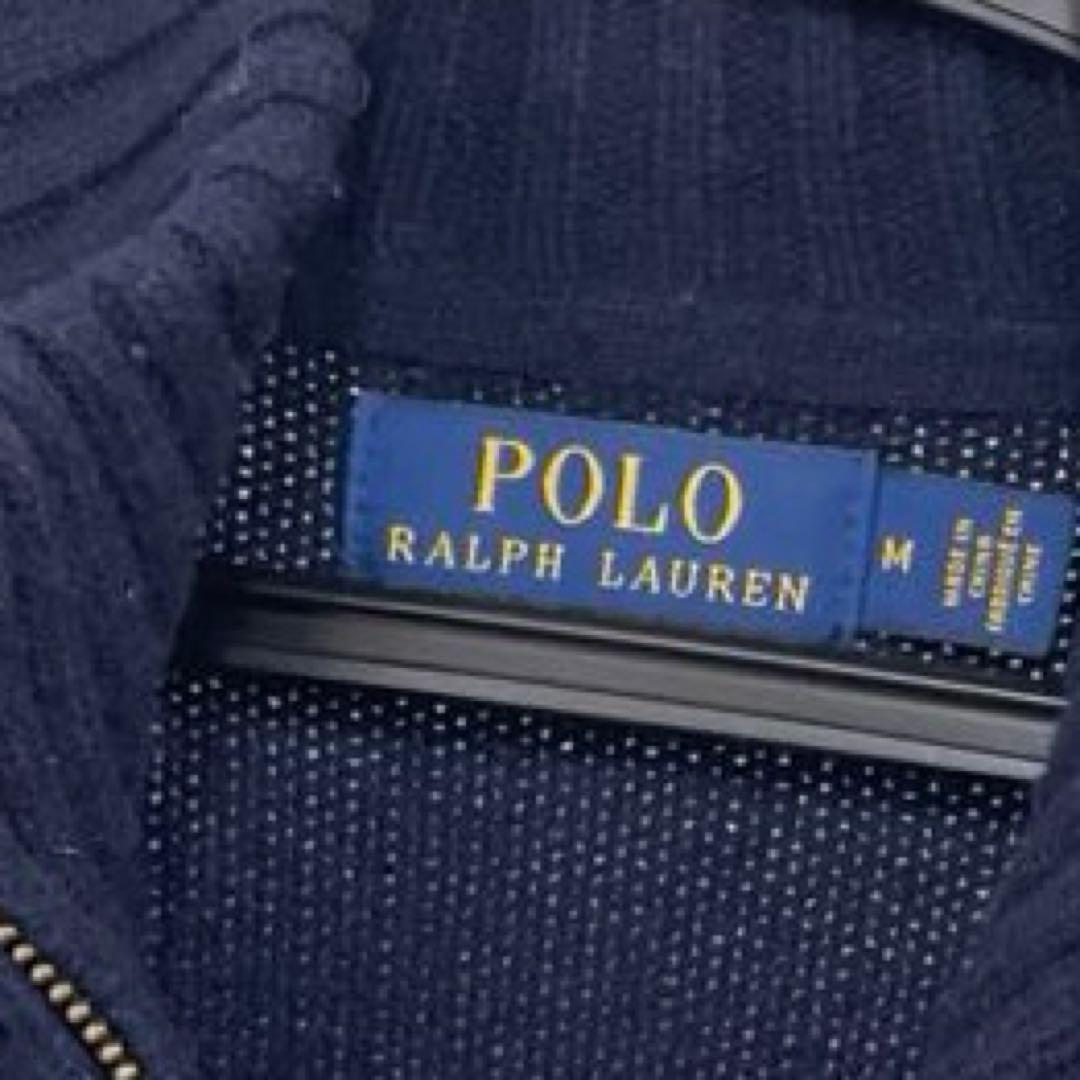 極美品：Polo Ralph Lauren ネイビー カーディガン