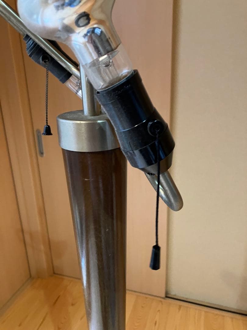 国産ビンテージ　フロアランプ　ミッドセンチュリー　ウッド　洋館　アンティーク