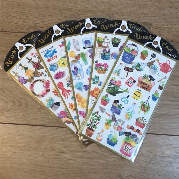 ★新品★ウィークエンドステッカー  5種セット  その他
