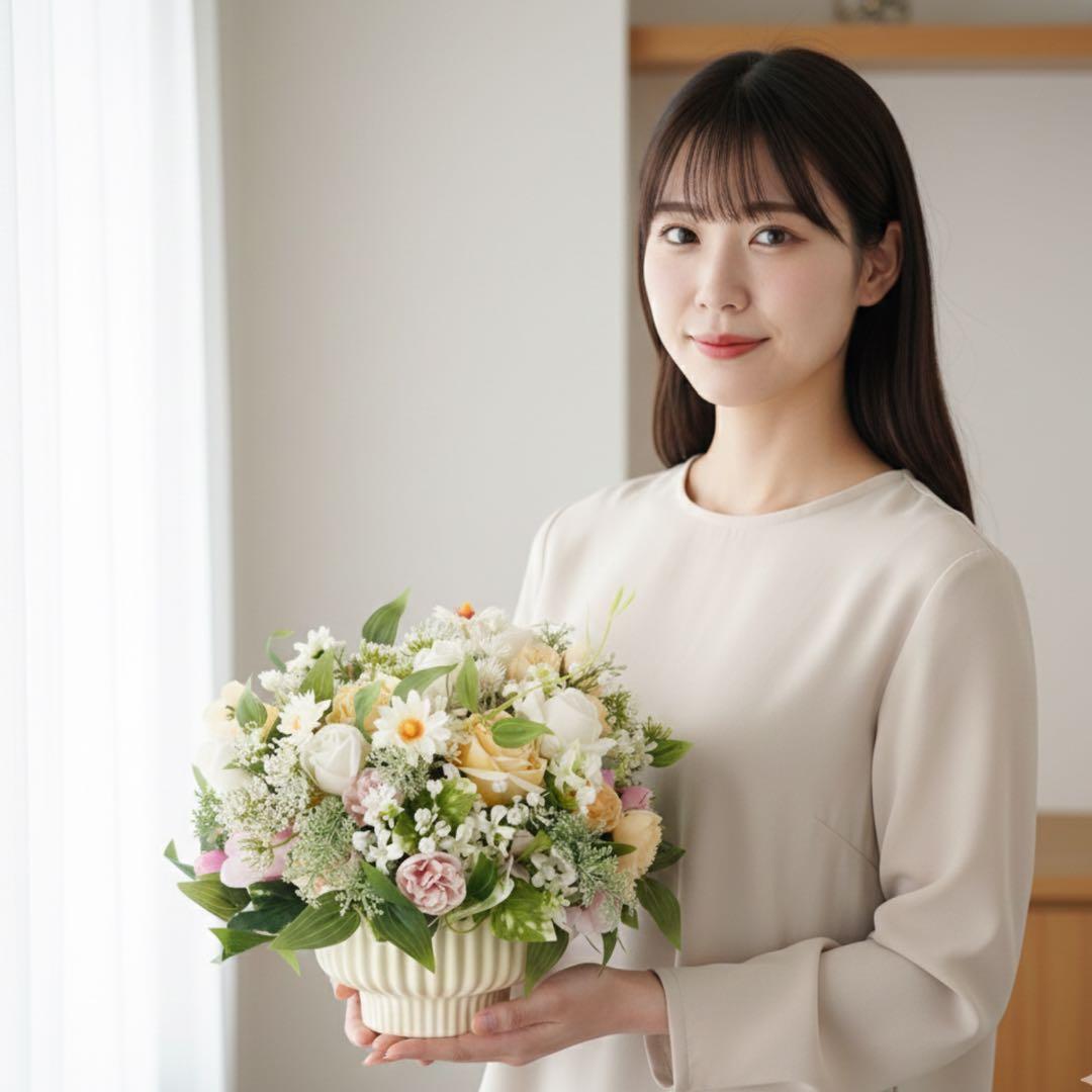 スプリングセレクト｜春待ちフラワーアレンジ ピンクローズの優しい春色フラワー