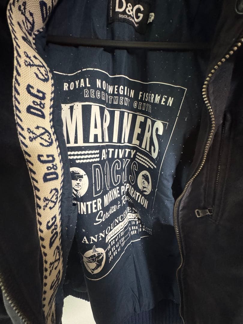 D&G MA-1ジャケット ダークグレー