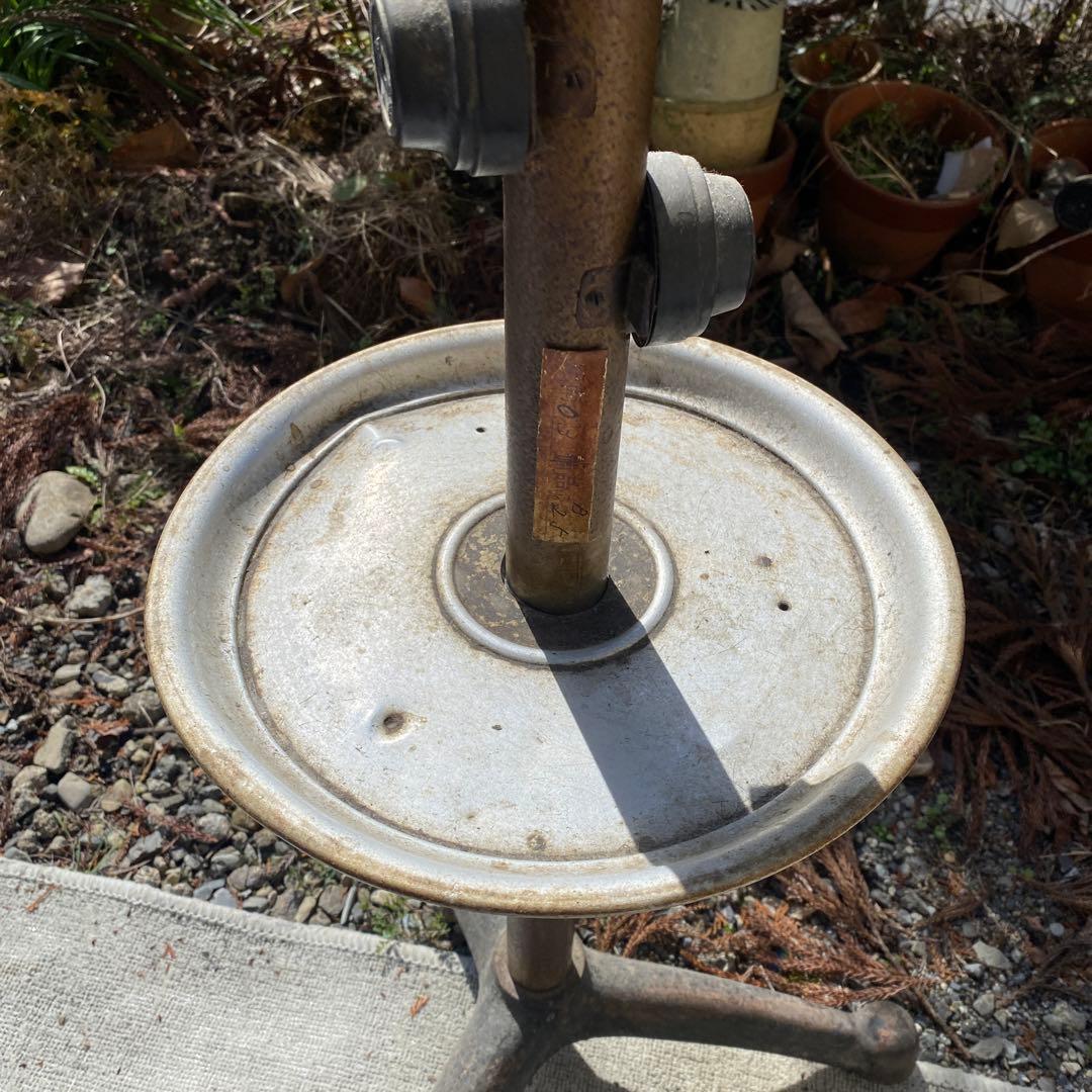 ビンテージ　昭和レトロ　シェービングスタンド　ミラー　鏡　床屋　シャビー