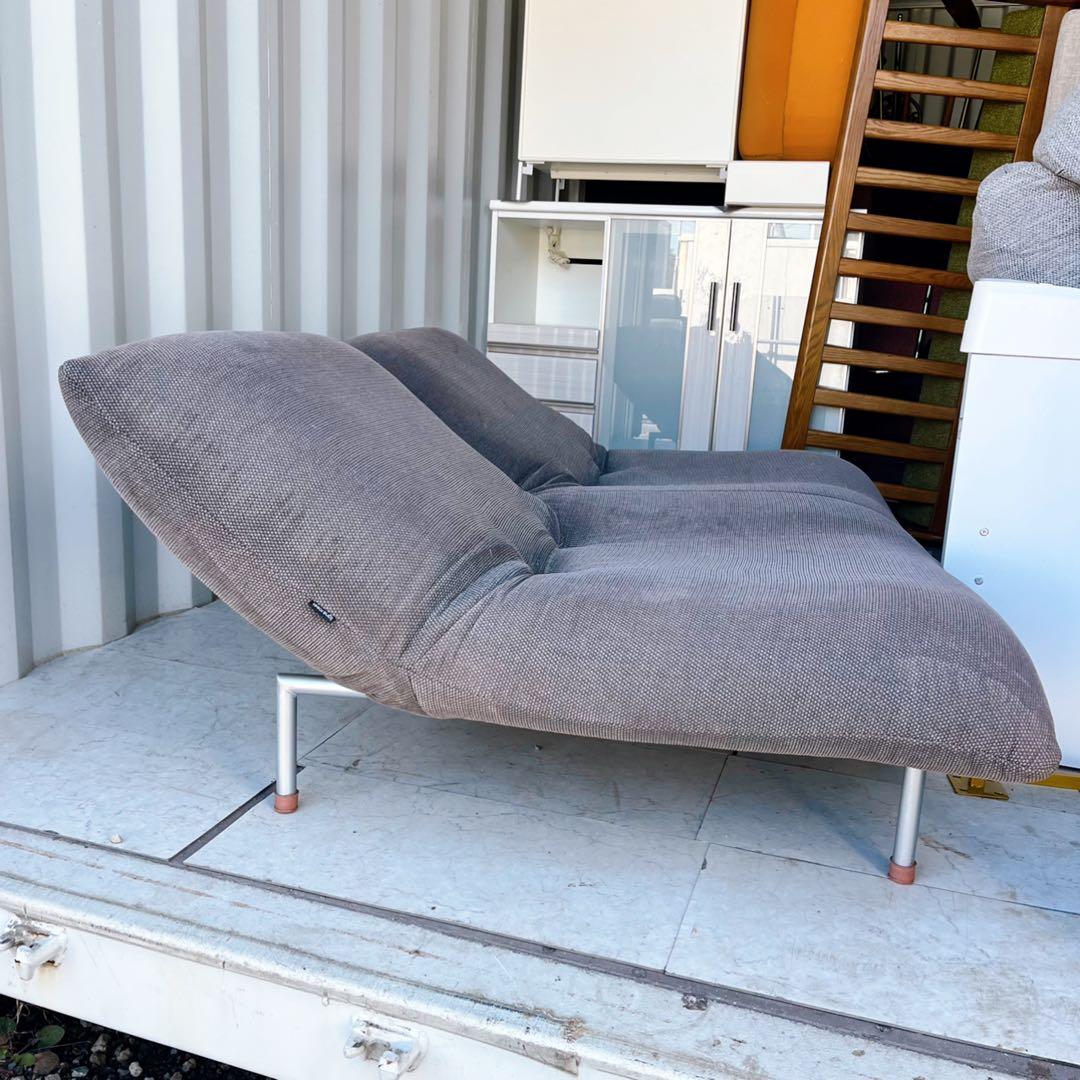 取付無料！リーンロゼ カラン ファブリックリクライニング式ローソファベッド✨