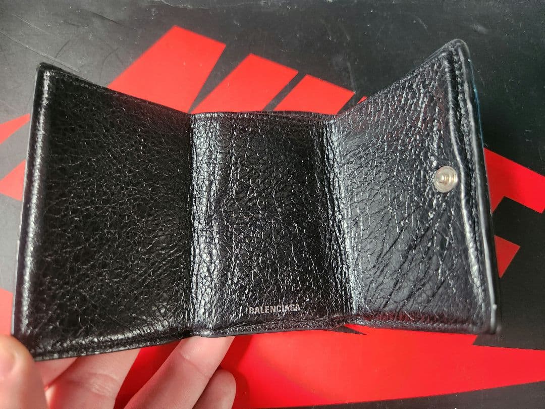 バレンシアガ BALENCIAGA グラフィティ ミニウォレット 三つ折り財布
