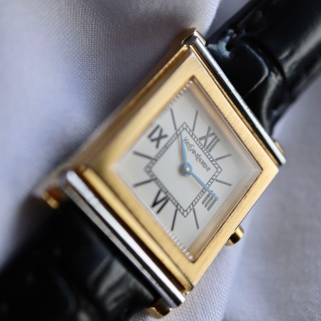 Yves Saint Laurent スクエア レディース腕時計 1384