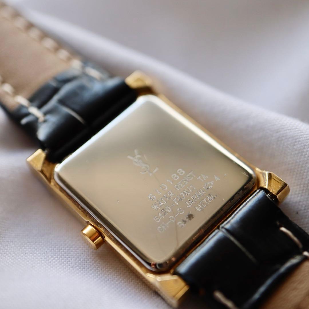 Yves Saint Laurent スクエア レディース腕時計 1384