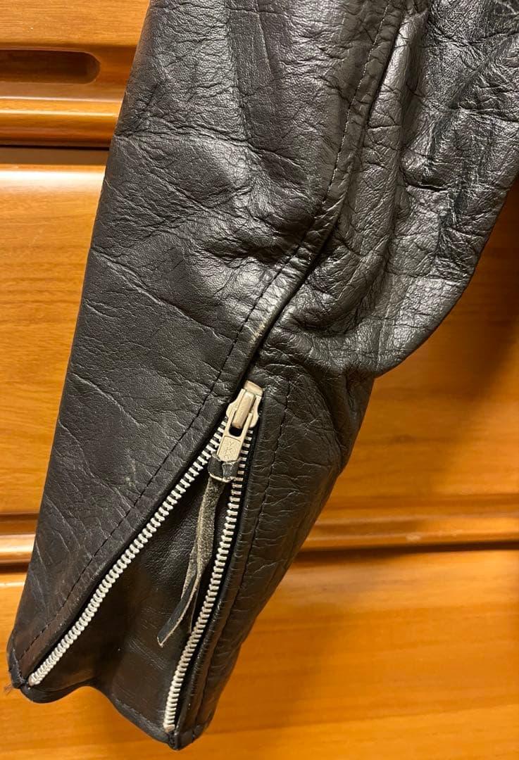 WILSONS LEATHER ダブルライダースジャケット　ブラック　メンズ　M