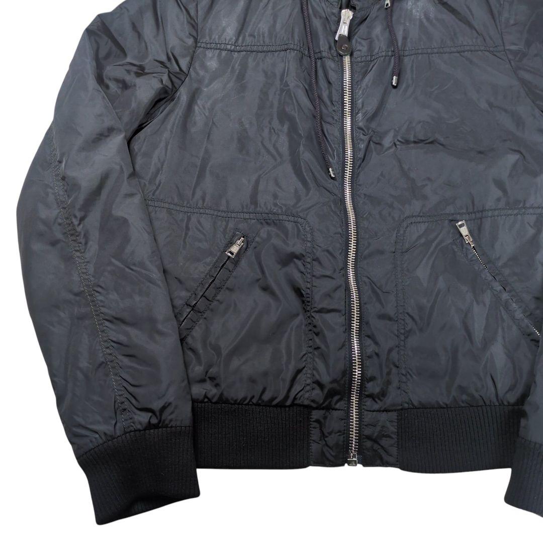 【希少】BALENCIAGA ニコラ期 ワッペン フーデッド ボンバージャケット
