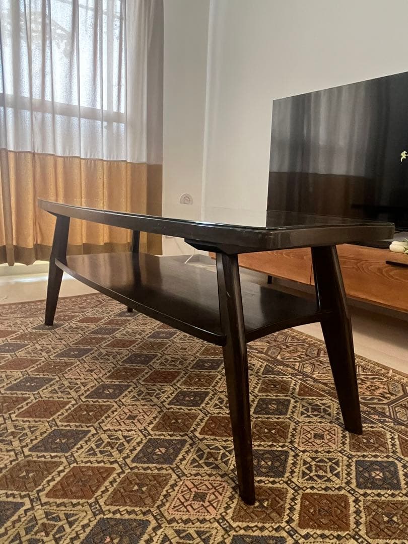 1950-60's 横浜元町竹中家具 欅無垢 Coffee Table