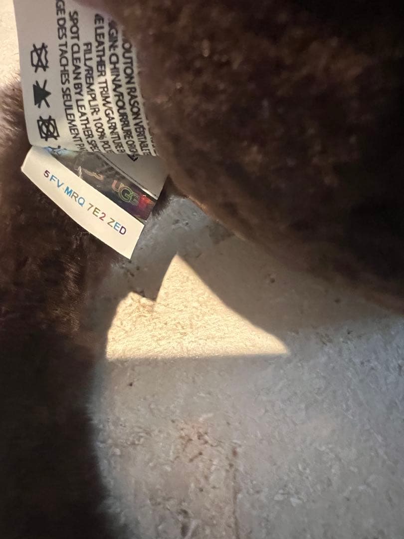試着のみ　UGG ブラウン ムートンイヤーマフ完売品