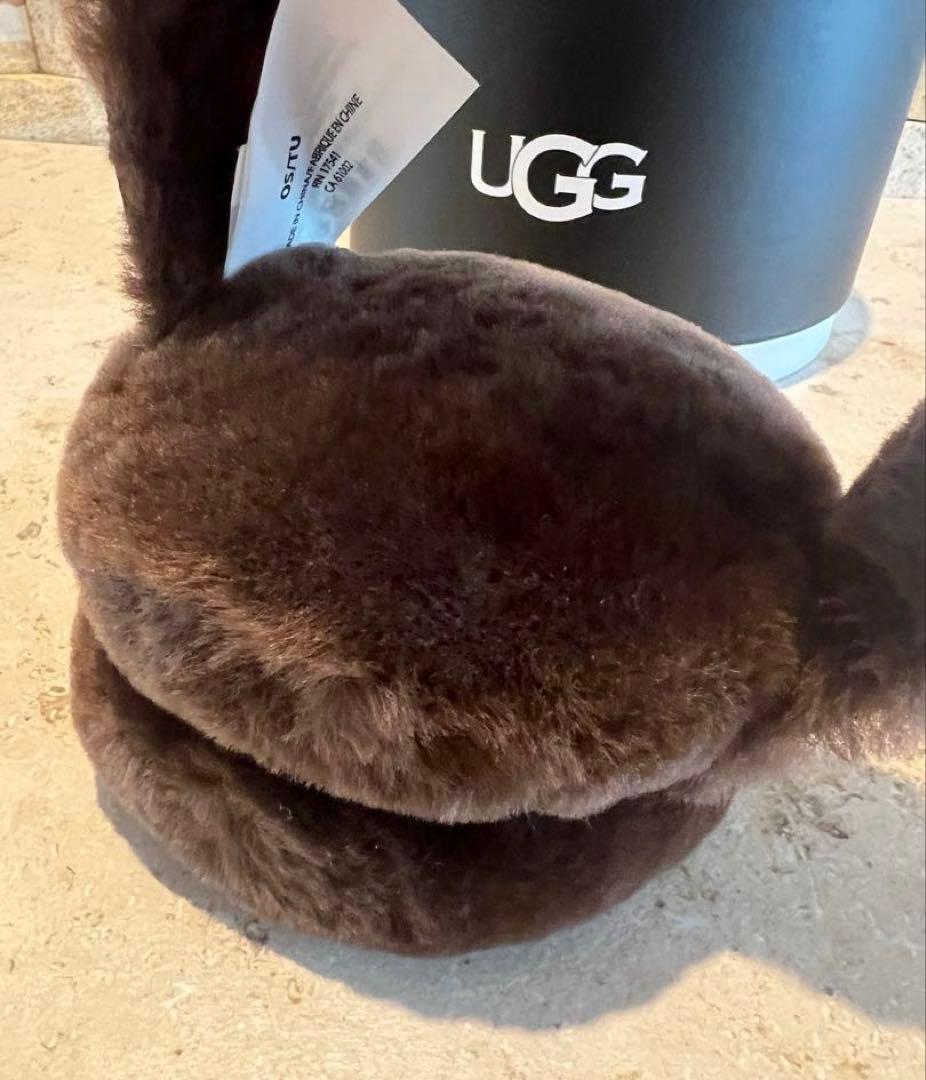 試着のみ　UGG ブラウン ムートンイヤーマフ完売品