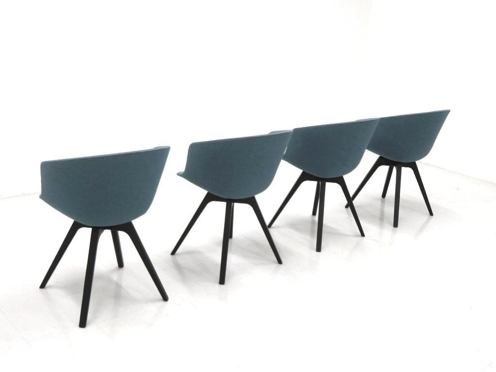 展示品　ヴェネルボ　モダン　ダイニングチェア　4脚セット　イス　チェア
