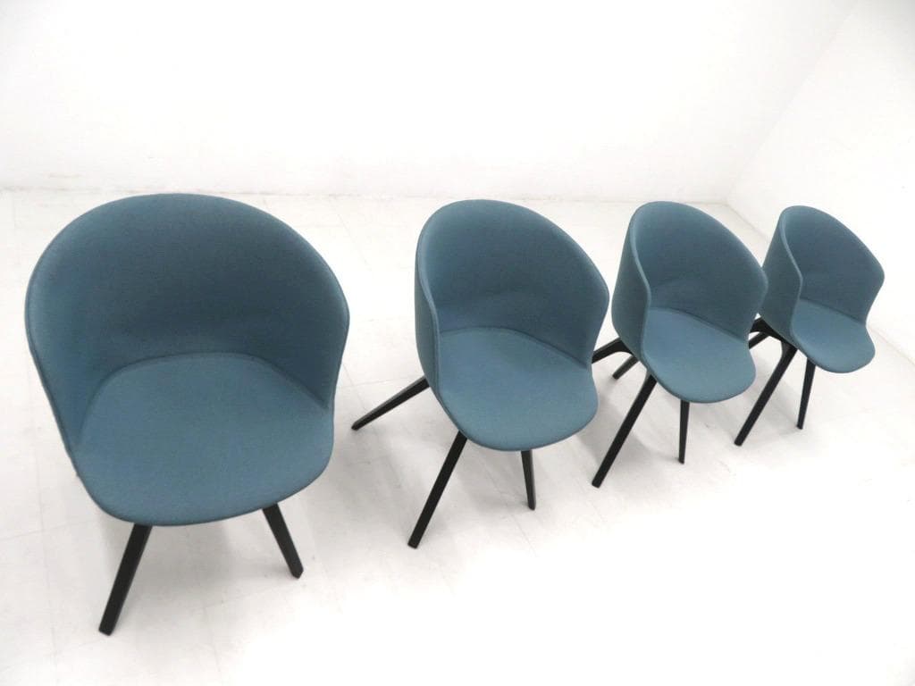 展示品　ヴェネルボ　モダン　ダイニングチェア　4脚セット　イス　チェア