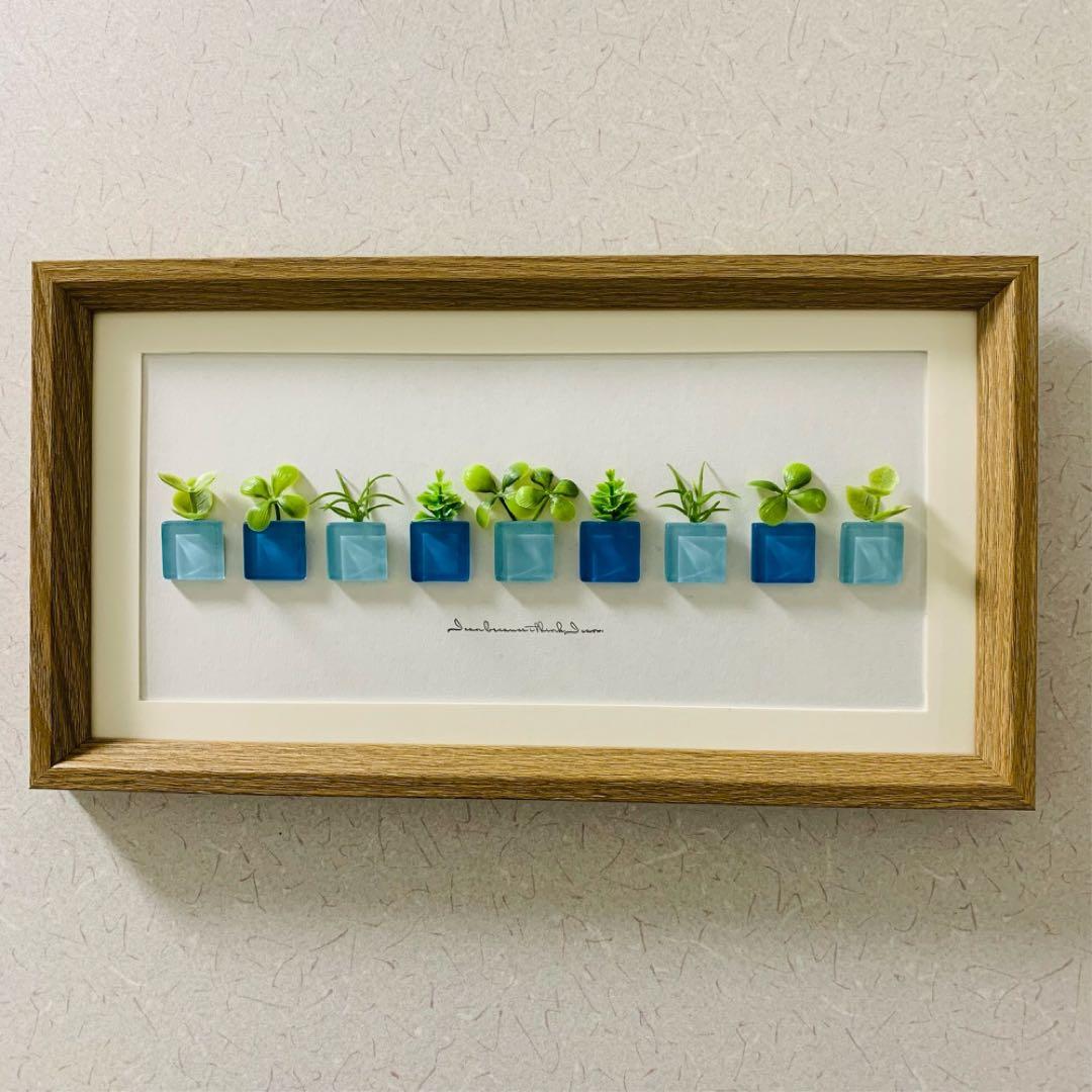 観葉植物 インテリア雑貨 壁掛け 置物 北欧 アートパネル