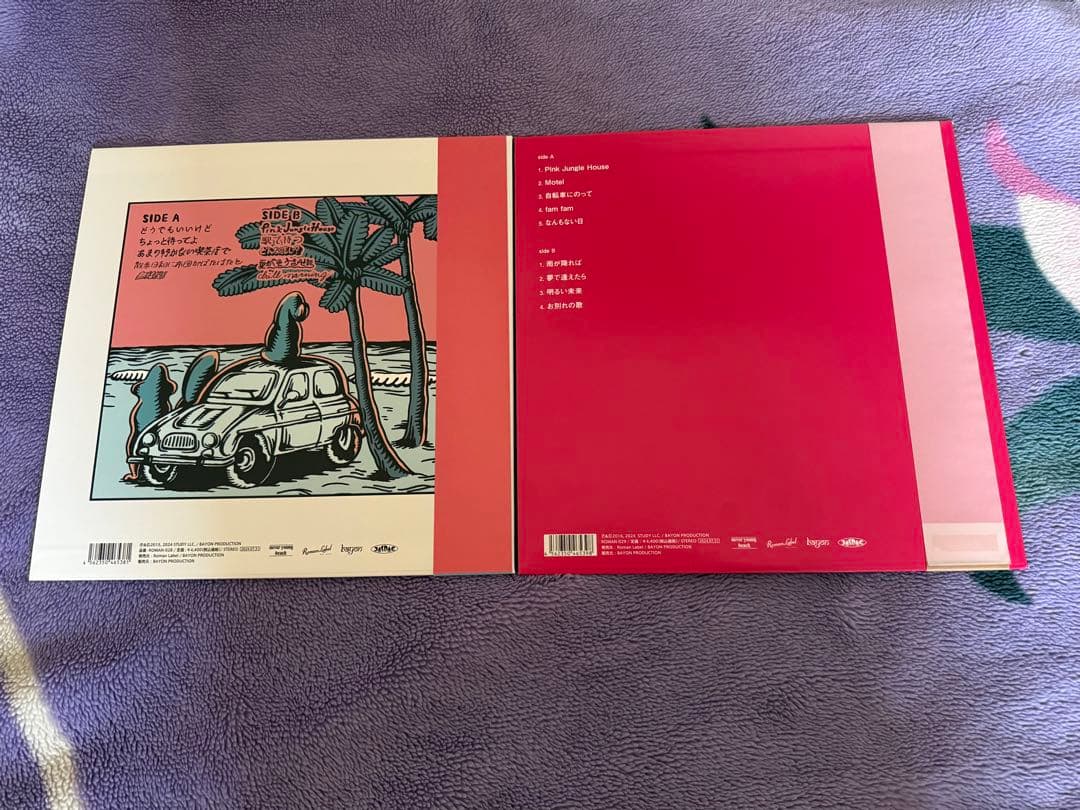 ネバーヤングビーチ　レコード　2枚セット