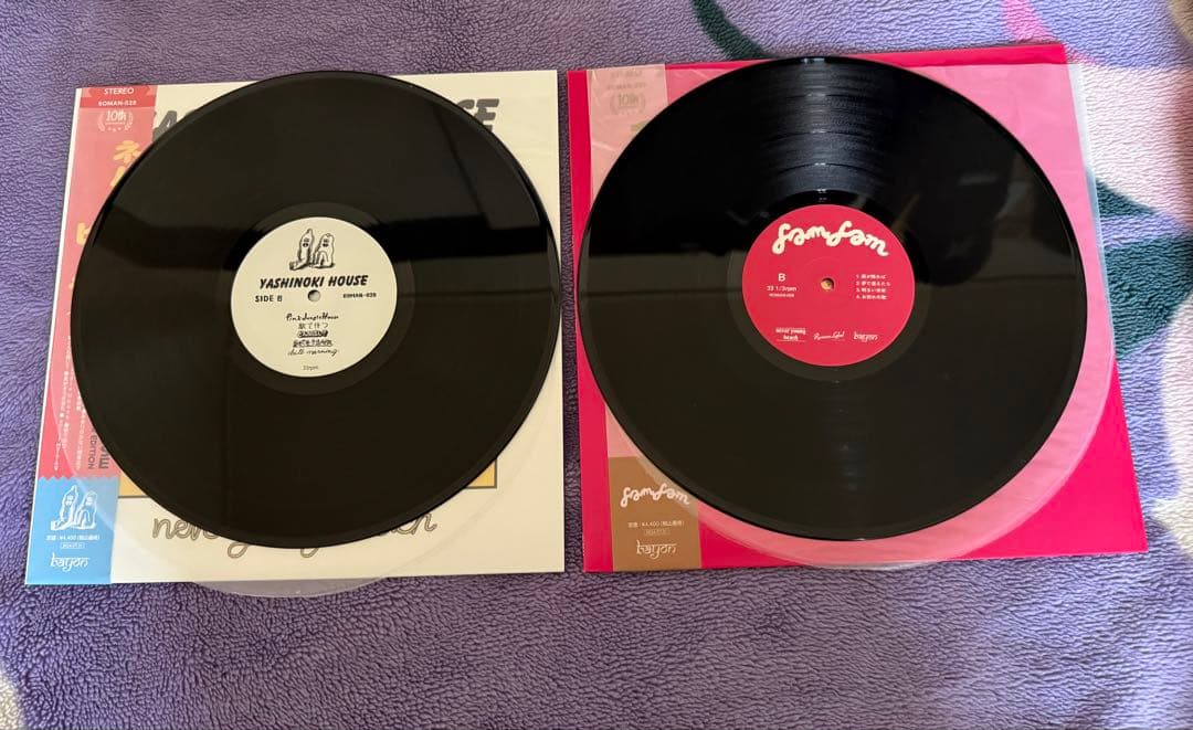 ネバーヤングビーチ　レコード　2枚セット