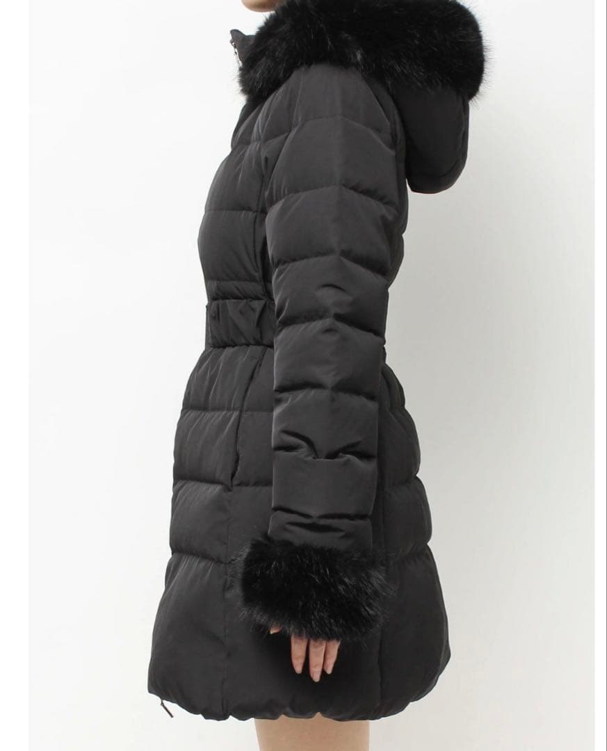 RESEXXY フード付きダウンコート　ブラック　Mサイズ