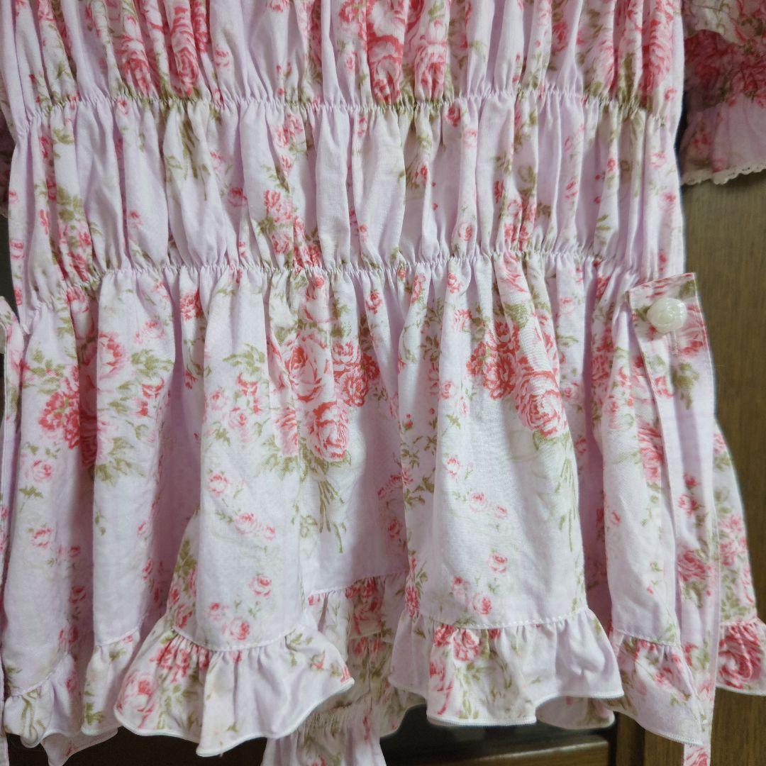 シャーロットスクエアあき半袖ブラウスAngelic Pretty