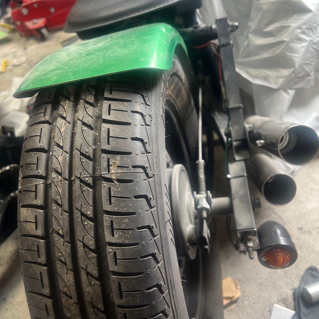 JAZZ 太足 リアタイヤ ホイール マグナ50 カスタム