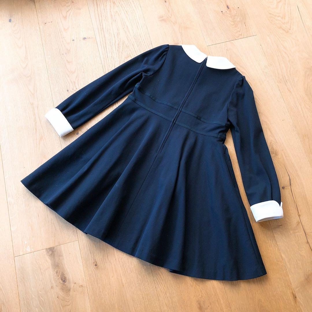 新品 組曲 ワンピース 130-140 フォーマル 襟花柄刺繍