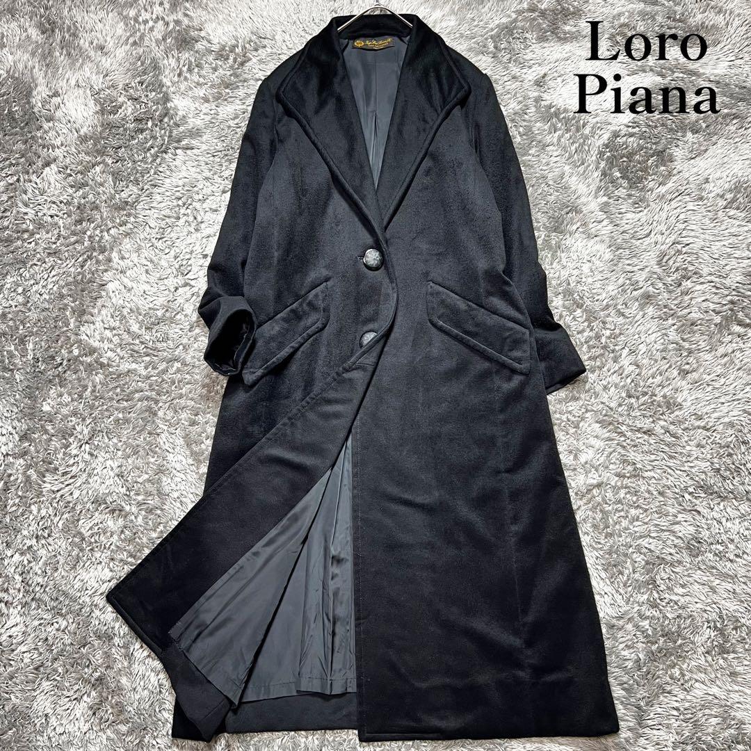 ロロピアーナ カシミヤ100% レディース チェスターコート XL相当 極美品