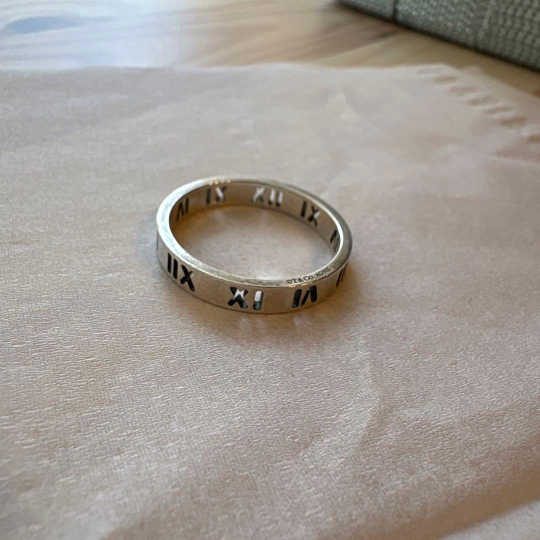 ティファニー　アトラス　オープンリング　シルバー　メンズサイズおおよそ19号