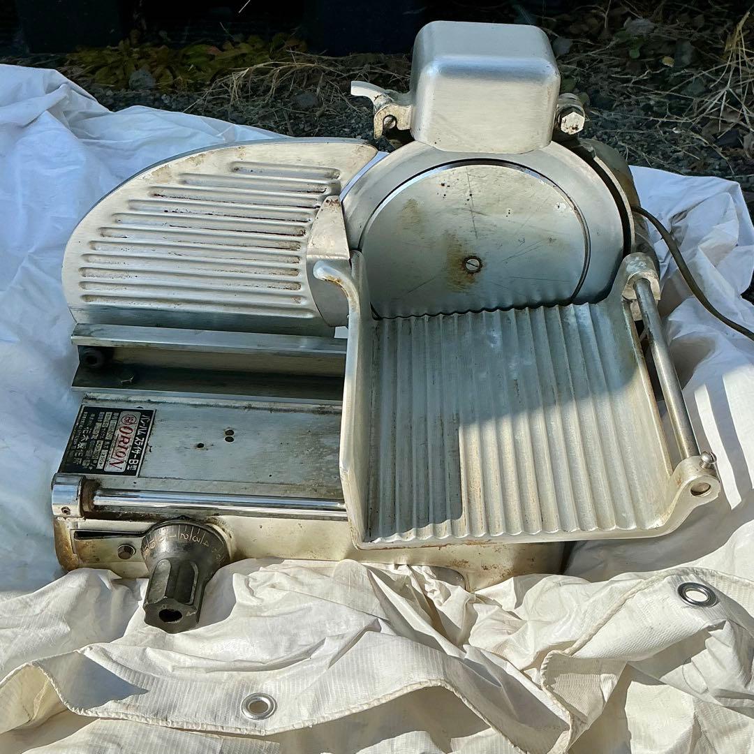 【動作確認済】SORION パン・ハムスライサーB型 業務用 三菱電機モーター