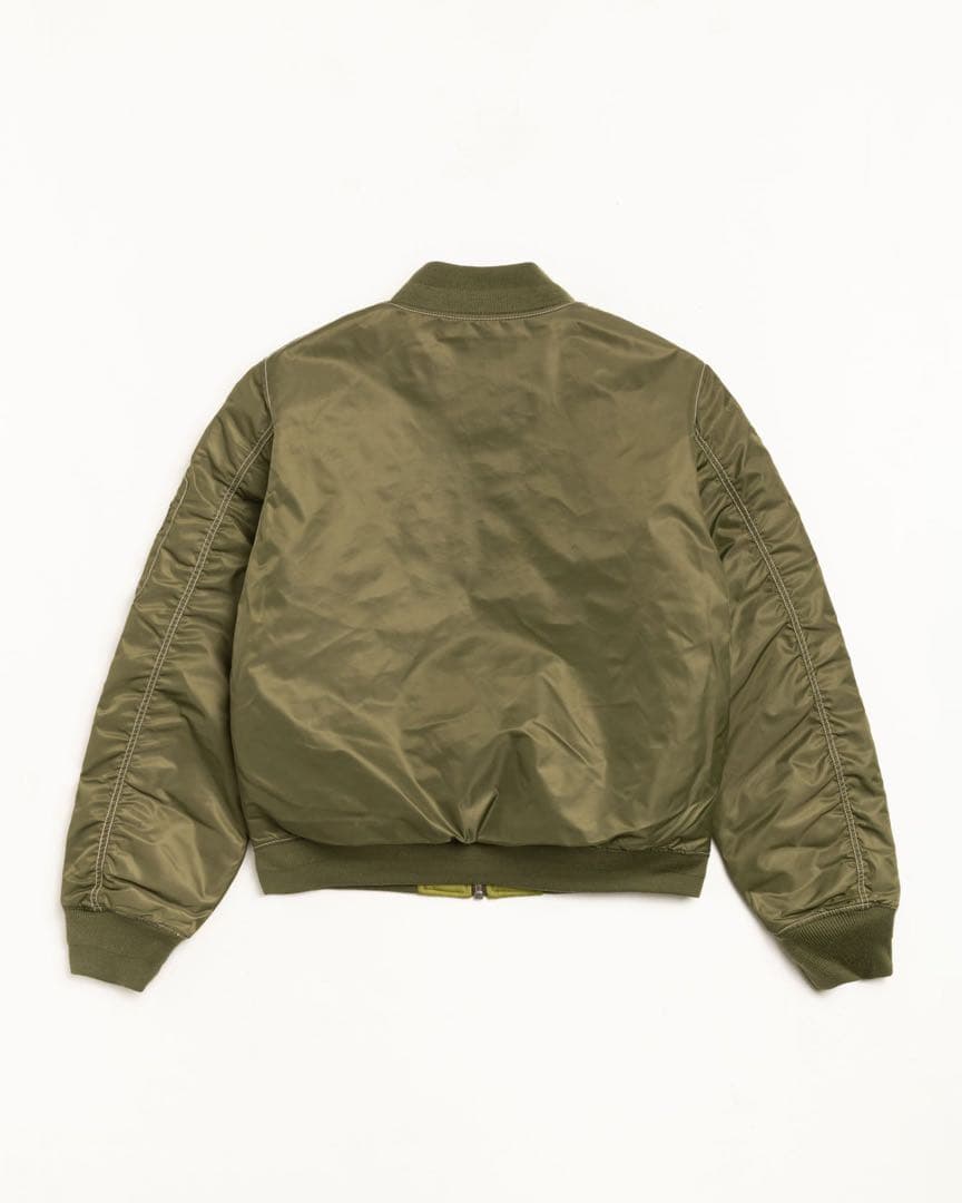 希少STUSSY BUILT REVERSIBLE BOMBER JACKET